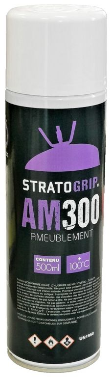 Colle en aérosol Stratogrip AM300 Spécial mousse sur tissu