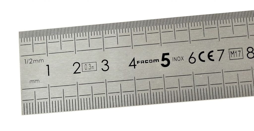 Réglet en métal (30 cm)